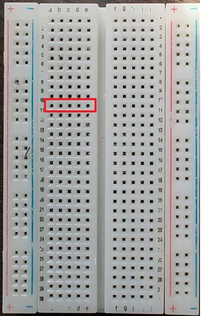 这是一个引脚孔示意图